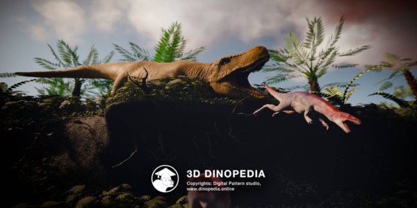 Triassic period Saurosuchus 3D Dinopedia