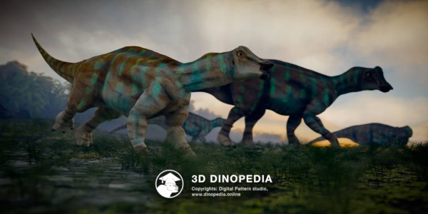 Меловой период Ниппонозавр 3D Dinopedia
