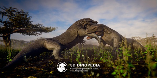 Quaternary period Megalania 3D Dinopedia