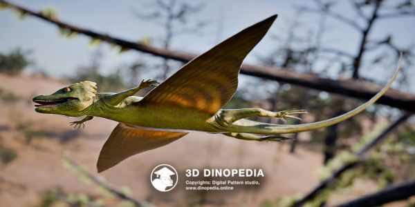 Пермский период Вайгельтизавр 3D Dinopedia