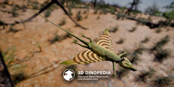 Пермский период Вайгельтизавр 3D Dinopedia