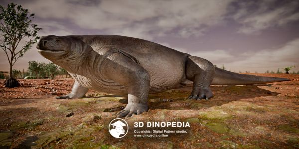 Пермский период Котилоринх 3D Dinopedia