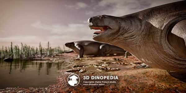 Пермский период Котилоринх 3D Dinopedia