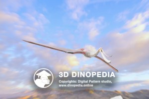 Cretaceous period Pterodaustro 3D Dinopedia