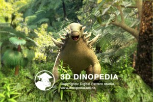 Меловой период Завропельта 3D Dinopedia