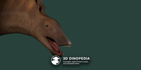 Período Cretácico Bajadasaurio 3D Dinopedia