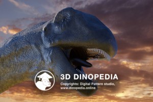 Cretaceous period Argentinosaurus 3D Dinopedia