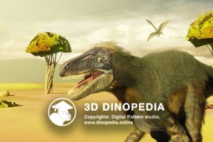 Cretaceous period Velociraptor 3D Dinopedia