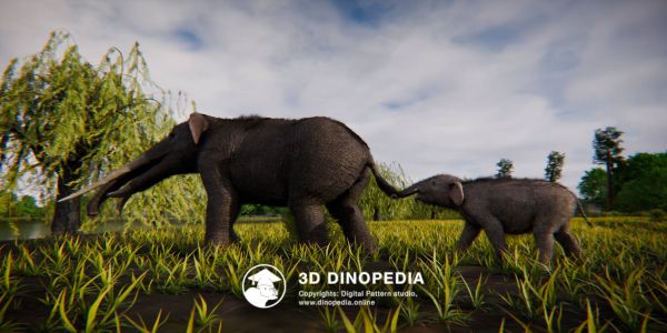 Período Neógeno Gomfoterio 3D Dinopedia