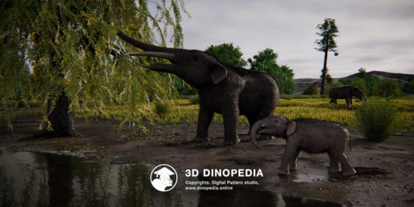 Período Neógeno Gomfoterio 3D Dinopedia