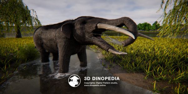 Período Neógeno Gomfoterio 3D Dinopedia
