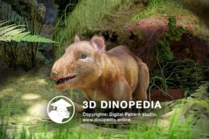 Юрский период Мегазостродон 3D Dinopedia