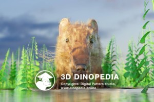 Юрский период Мегазостродон 3D Dinopedia