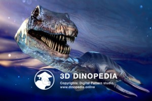 Cretaceous period Albertonectes 3D Dinopedia