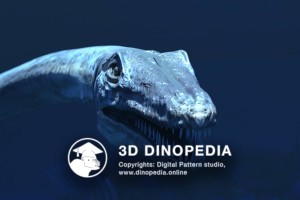 Cretaceous period Albertonectes 3D Dinopedia