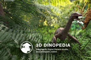 Cretaceous period Struthiomimus 3D Dinopedia