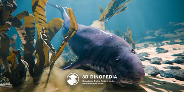 Período Neógeno Odobenocetops 3D Dinopedia