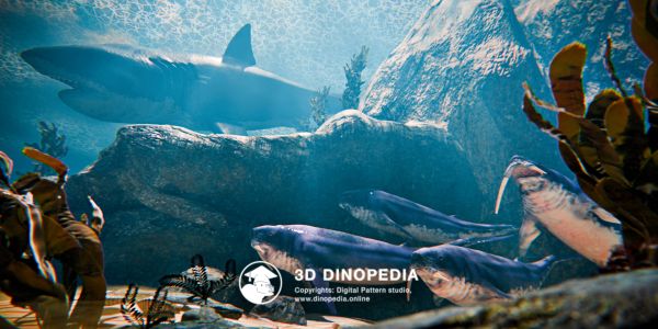 Período Neógeno Odobenocetops 3D Dinopedia
