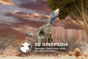 Cretaceous period Citipati 3D Dinopedia