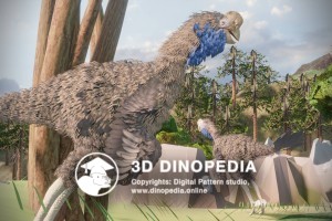 Cretaceous period Citipati 3D Dinopedia