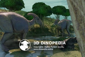 Меловой период Паразавролоф 3D Dinopedia