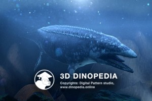 Cretaceous period Mosasaurus 3D Dinopedia