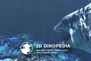 Cretaceous period Mosasaurus 3D Dinopedia