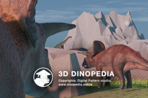 Cretaceous period Triceratops 3D Dinopedia