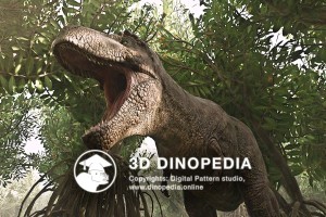 Cretaceous period Tyrannosaurus 3D Dinopedia