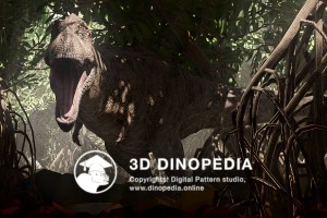 Cretaceous period Tyrannosaurus 3D Dinopedia