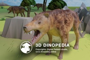 Paleogene period Andrewsarchus 3D Dinopedia