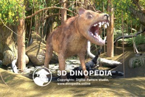 Paleogene period Andrewsarchus 3D Dinopedia