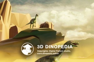 Triassic period Coelophysis 3D Dinopedia