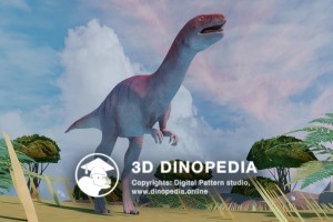 Triassic period Eoraptor 3D Dinopedia