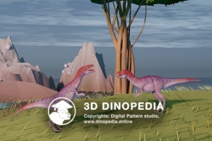 Триасовый период Эораптор 3D Dinopedia