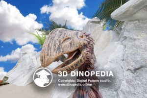 Paleogene period Gastornis 3D Dinopedia