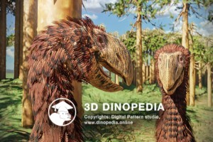 Paleogene period Gastornis 3D Dinopedia