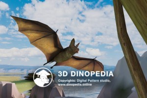 Палеогеновый период Икарониктерис 3D Dinopedia