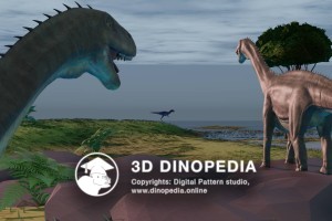 Triassic period Isanosaurus 3D Dinopedia