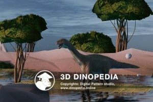 Triassic period Isanosaurus 3D Dinopedia