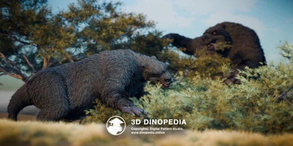 Quaternary period Megatherium 3D Dinopedia