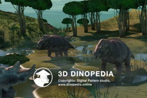Triassic period Placerias 3D Dinopedia