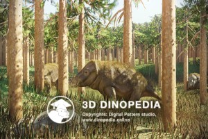 Triassic period Placerias 3D Dinopedia