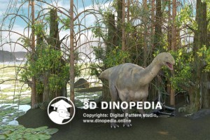 Triassic period Plateosaurus 3D Dinopedia