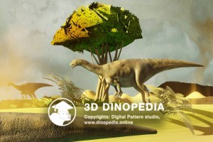 Triassic period Plateosaurus 3D Dinopedia