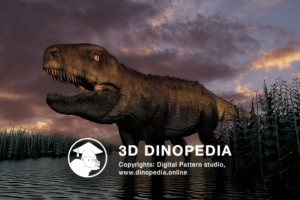 Triassic period Postosuchus 3D Dinopedia