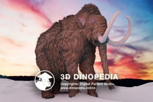 Quaternary period Mammoth 3D Dinopedia