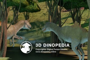 Cretaceous period Concavenator 3D Dinopedia