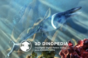 Cretaceous period Tylosaurus 3D Dinopedia