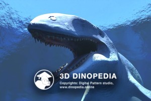 Cretaceous period Tylosaurus 3D Dinopedia